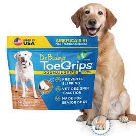 Dr. Buzby's Toegrips para Perros – Tracción Instantánea En Suelos De Madera/Madera Dura – Alivio Antideslizante para Perros – Pinzas para Perros para 