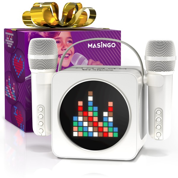 MASINGO Portable Mini Karaoke Machine for Kids and Adults with