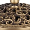 Household Brass Incense Burner Incense Burner Holders Craft Decoration (Round