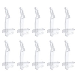 uxcell 20 Pcs Cabinet Shelf Pegs, Plastic Locking Shelf Pins, Shelf Holders Pegs, Shelf Support Bracket Shelf Clips Fit 20mm (3/4") Shelves for Kitchen Cabinet Bookshelves