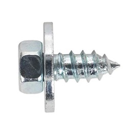 Sealey ASW121 Acme Screw with Captive Washer M12 x 1/2" Zinc BS 7976/6903/B Pack of 50