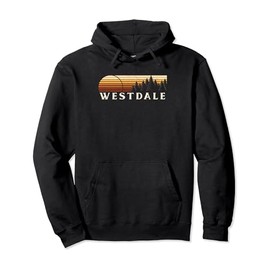 Westdale, TX Vintage Evergreen Sunset Eighties Retro Pullover Hoodie