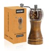 VEIZIBEE Pepper Mills, Classical Roast Black Manual Pepper Grinder Set，Hand