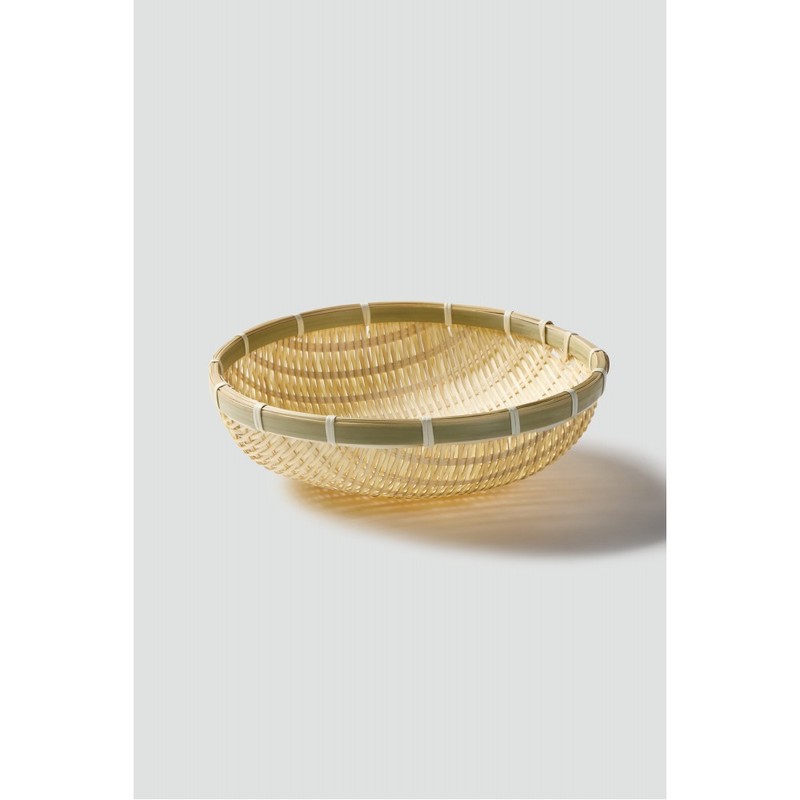 JAJU [JAJU] Deep Bamboo Colander_26cm