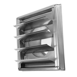 TEHAUX 1 Set Stainless Steel Exhaust Vent Hood Durable Wall Vent Cover for Kitchen Bathroom Ventilation Unique Design for Optimal Airflow for Exterior Wall Use Stainless Steel