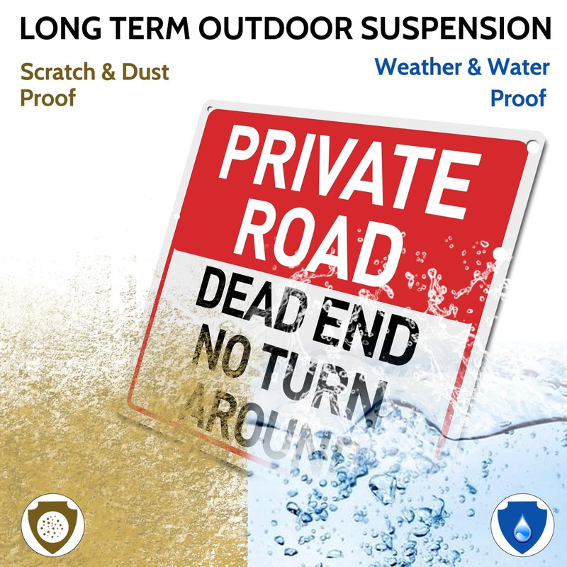 BTHUKO “Private Road - Dead End, No Turn Around” Metal