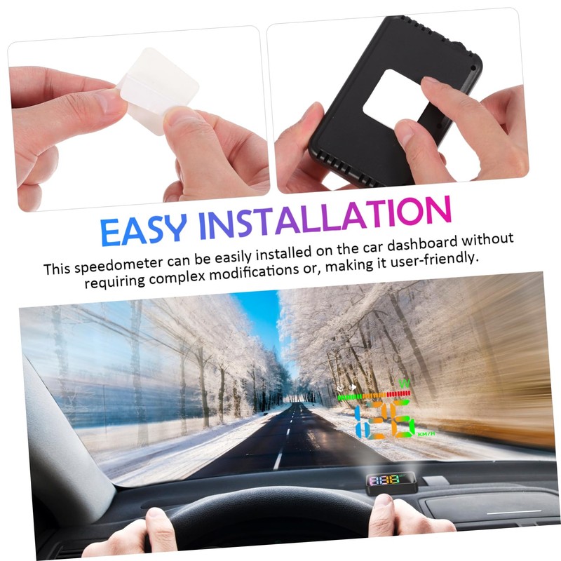 COHEALI Car Display Speedometer Real Projection Digital for Cars Built