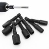 Secretary 7-Piece Socket Screwdriver, Hex Shank Driver, Tap Adapters, Hex