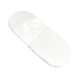 Mane Organic Cotton and Satin Moses Basket Fitted Sheet by TIM & TAM Helps Protect Delicate Hair & Skin. Satin Fitted Sheets for BALDING, Knotty Dry Hair and Eczema Fits Mattresses up to 76x33CM