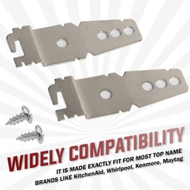 8269145 Undercounter Dishwasher Mounting Bracket by Seentech - Compatible With Kenmore Whirlpool Dishwashers - Repalces: WP8269145, AP6012289, PS11745496, WP8269145VP 8269145- Pack of 2