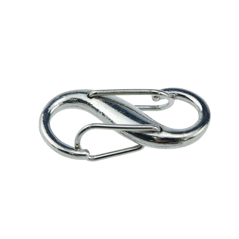 Semetall 10 Pieces Adjustable Metal Clip Buckles Chain Strap Bag