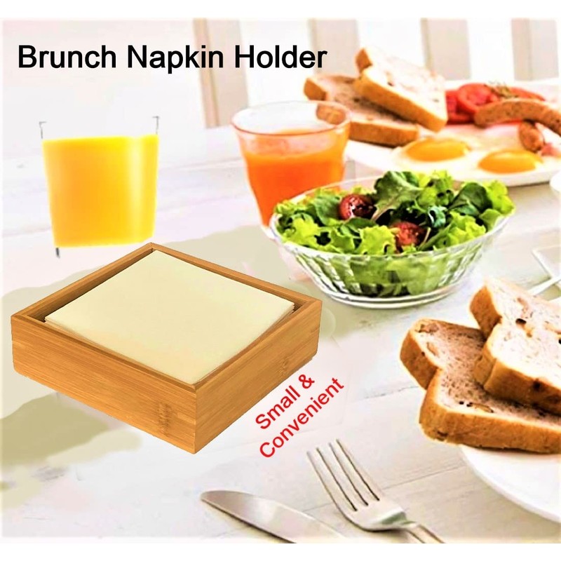 Cocktail Napkin Holder for Folded Napkin Size 5" x 5"