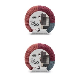 Bernat Blanket O'Go Winter Berry Yarn - 2 Pack of 300g/10.5oz - Polyester - 6 Super Bulky - 220 Yards - Knitting/Crochet