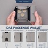 VON HEESEN Credit Card Holder Credit Card Holder, gray, XXL