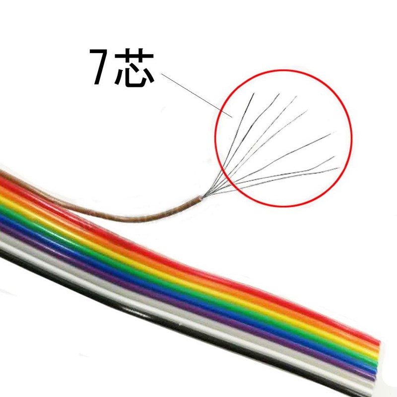 CEAoki Jump Wire, 10 Pieces, Breadboard Jumper Wire, Multicolored Dupont