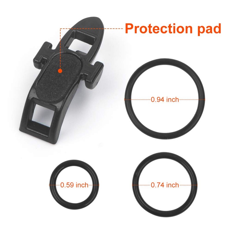 FISHNU Fishing Hooks Keeper Fish Lure Bait Holders with 3