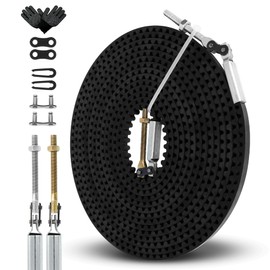 Upgraded 39354S.S 8 FT High Garage Door Belt Replacement, Fits for Genie Garage Door Opener 7155, 3055, 3053, 2055, 7055, 1055, SilentMax 750, SilentMax 550 (8FT)