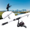 Portable Fishing Pole Set Telescopic Fishing Rod Reel Combos Kit