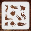 Grunge Blots Stencil 16.5 x 16.5 cm (M) - Mixed
