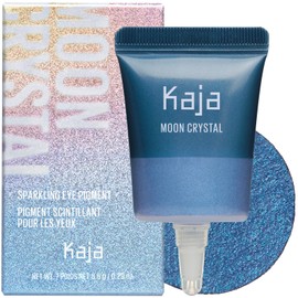 Kaja Eyeshadow - Moon Crystal | Sparkling Eye Pigment, Shimmering Royal Blue Finish, Highly Pigmented, Glitter, 08 Dark Matter, 0.29 Oz