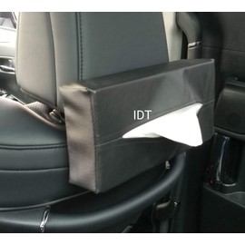 IDT Vellfire Alphard 30 Series Late 30 Series Early Leather Tissue Case, Black Tissue Box, Tissue Cover, For Cars, Cars, Car Accessories, Headrest, Sun Visor, 2nd Row, 3rd Row, Hanging, Seat, Easy