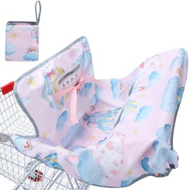 YooxArmor Shopping Cart Cover for Baby, Cotton Cart Cover for Babies, Thin High Chair Cover Grocery Cart Cover for Baby Boy and Baby Girl, Portable Toddler Infant Highchair Cover for Restaurants