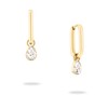 Echtzeit Hoop Earrings EJ-0025-E-22 IP Gold, 14 carat gold-plated stainless
