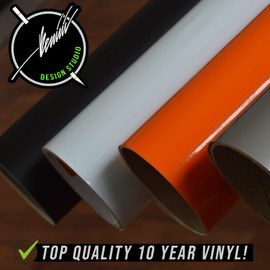 Benini Design Studio Retro Hockey Stripes Decal (Gloss Black, Vinyl), Compatible with Ford Bronco 2020-2024, 4-Door, Waterproof Material