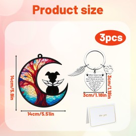 FYKZQWDS 3PCS Dog Memorial Gifts, Pet Bereavement Gifts, Thoughtful Pet Loss Gifts for Dog Lovers, Keepsake to Honor Beloved Pets, Home Decor for Grieving Dog Owners