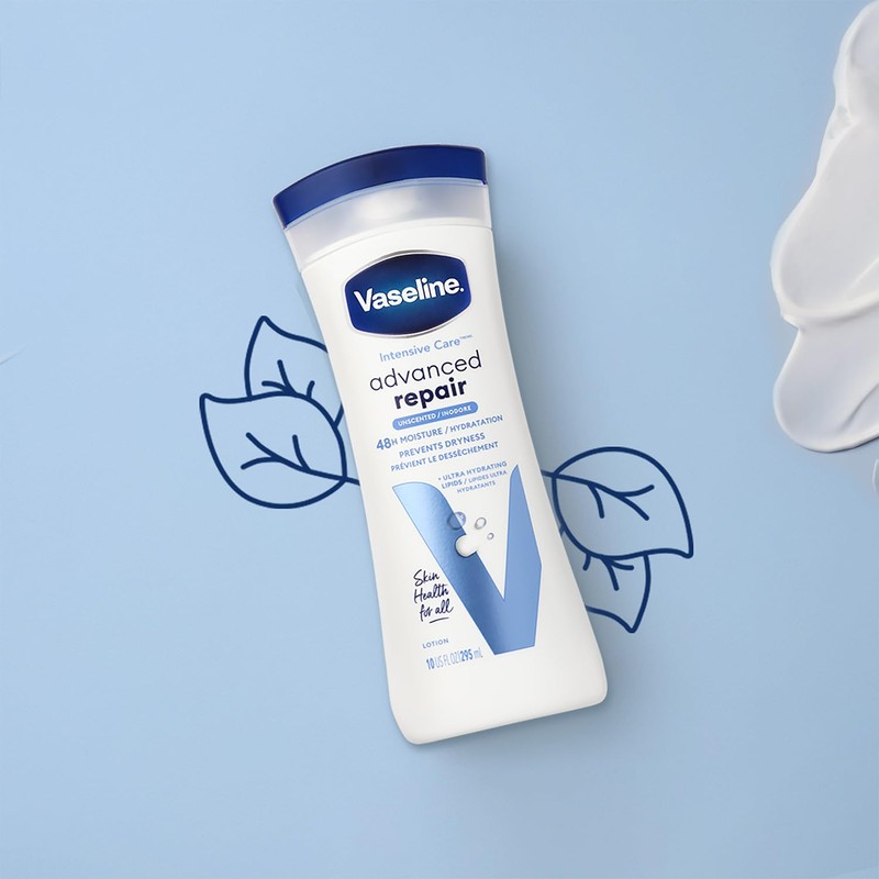 Vaseline Intensive Care Advanced Repair Fragrance Free Body Lotion 2-Pack