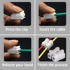 Ulable 30pcs White No Solding Welding Quick Cable Wire Connector