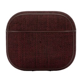 Incase Airpods Case in Woolenex - Airpod 3rd Generation Case - Durable, Lightweight and Protective Cover with Premium Fabric, Scratch-Resistant Design, and Precision Fit for Everyday Use - Deep Red