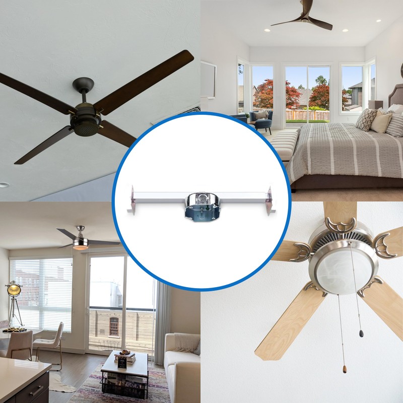 OHLECTRIC Saf-T-Bar for Ceiling Fan and Light Fixture - Ceiling