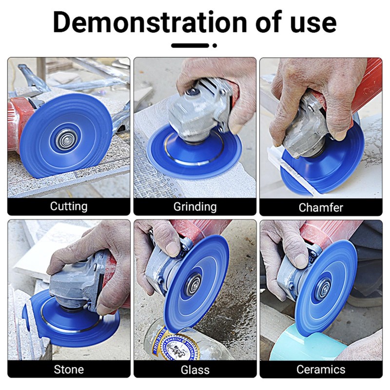LOZLIN 2PCS 125mm Marble Brazing Bowl Grinding Blade Cutting Diamond
