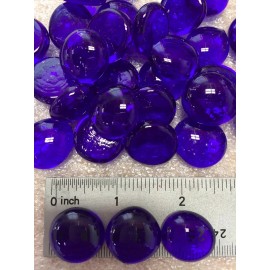 M DEEP BLUE Glass Gems, Marbles, Nuggets, Pebbles