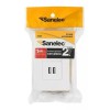 Sanelec Contacto Con Usb Sanelec 4466 Blanco Placa Universal 1