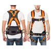 Palmer Safety Full Body 5 point Harness, Padded Back Support,