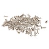 100PCS Guitar Pickguard Screws Metal Guard Plate Mounting Screw Electric