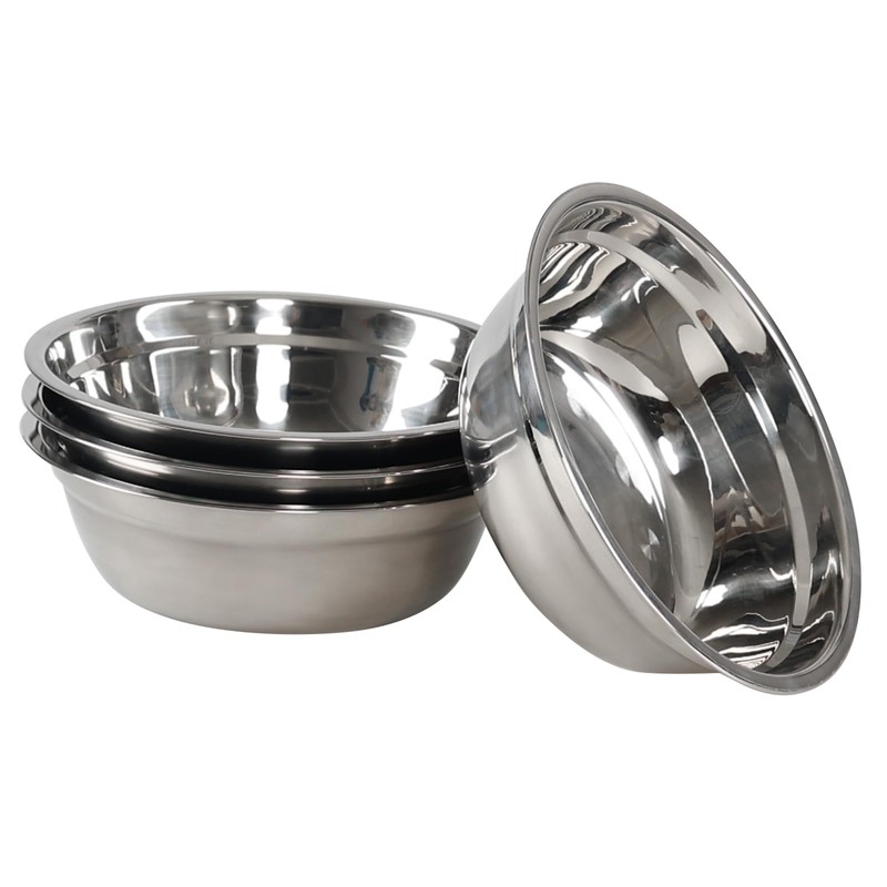 Xyskin Mixing Bowl Set of 4, Stainless Steel Nesting Bowls