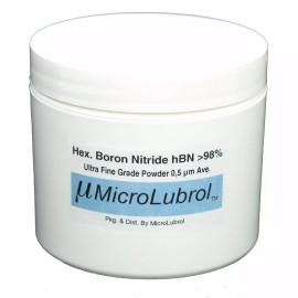 MicroLubrol 2 oz MICROLUBROL Hexagonal Boron Nitride hBN Powder Ultra FINE 0.5 µ Micron