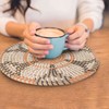 Grass Woven Placemats Nordic Style Innovative Round Placemats for Dining