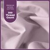 Circles Home, Premium Sateen 300TC Fitted Sheet, Lavender, Full