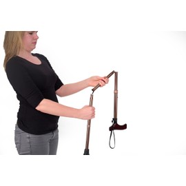 Vitility 70510020 Gehstock - zusammenklappbar, bronzefarben