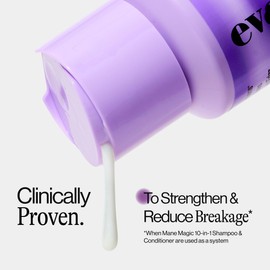 Eva NYC Mane Magic 10-in-1 Hair Conditioner, Sulfate Free Conditioner for Soft and Smooth Locks, Strengthening Conditioner for Dry Hair and All Hair Types, GMO-Free Hair Products, 8.8 fl oz