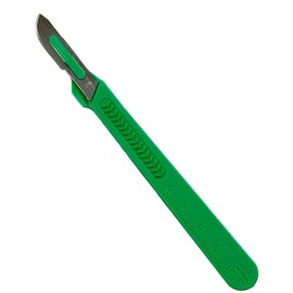 Sterile Disposable Scalpel with Plastic Handle and Carbon Steel Blade - 10 Per Pack - Laboratory Dissections, Podiatry, Dermaplanning, Crafts, and More. (1, No. 20)