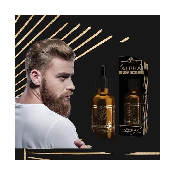 Ouro Alpha Beard Oil - Bergamota Para Barba Y Bigote