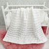 Knitting Pattern for Babys Blanket, Two Sizes, Small Blanket 62