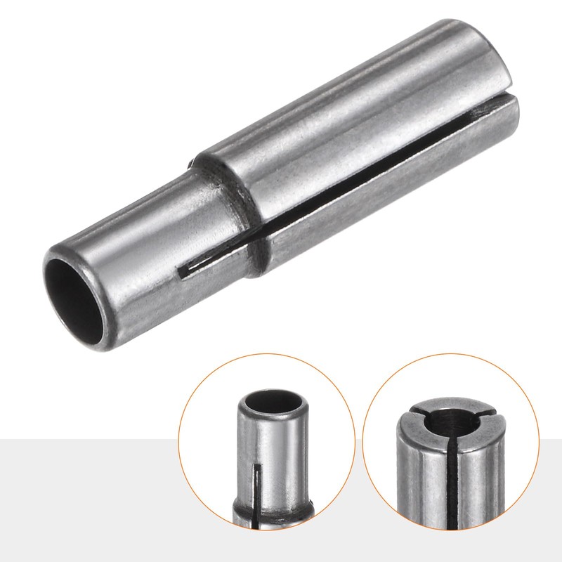 sourcing map 5pcs Collet Adapter 1/4" to 1/8" Die Grinder