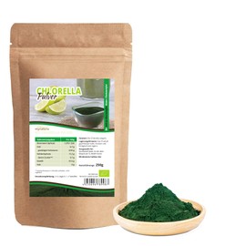 Mynatura Organic Chlorella Algae Powder 250 g I Ground I Vegan I Protein I Minerals I Raw Food Quality I Smoothie I Protein I DE-ÖKO-044 I 250 g (Powder)