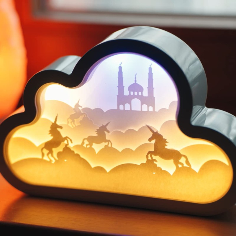 CIM 3D Papercut Lightbox - Light Box Home Accessory -